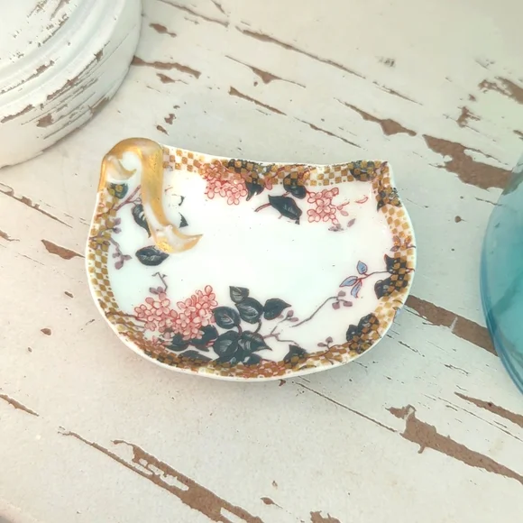 Antique Limoges French Porcelain Trinket Dish - Picture 1 of 5